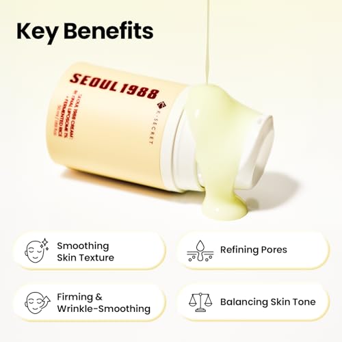 Image of K-SECRET SEOUL 1988 Retinal Cream - Formulated with Advanced Retinal Liposome 1% and Fermented Rice Extract | Daily Fine Lines and Skin Texture Care | Korean Skincare, 50ml / 1.69 fl oz