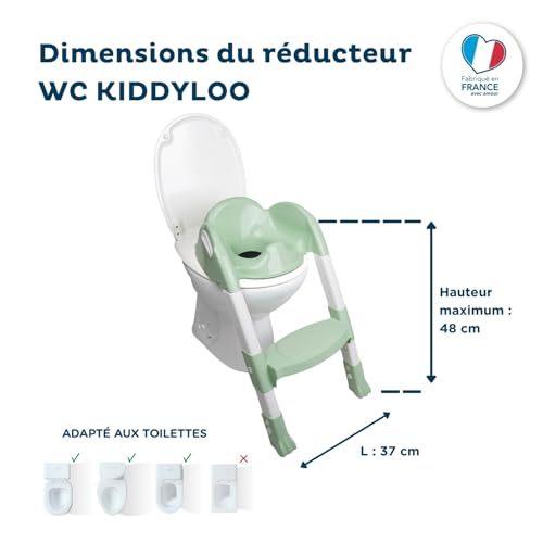 Réducteur WC Kiddyloo céladon Thermobaby - vue 7
