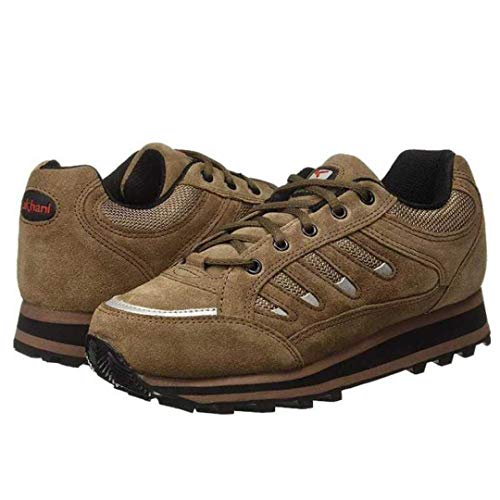 Image of Lakhani 111 Camel Men Leather Sports Running Shoe