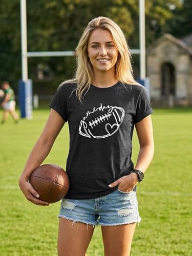 Image of Football Shirts for Women Game Day T Shirts Football Outfits