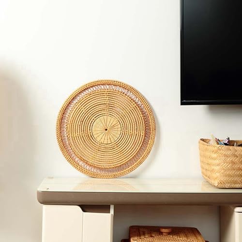 Panier suspendu en osier de style classique naturel haut de gamme