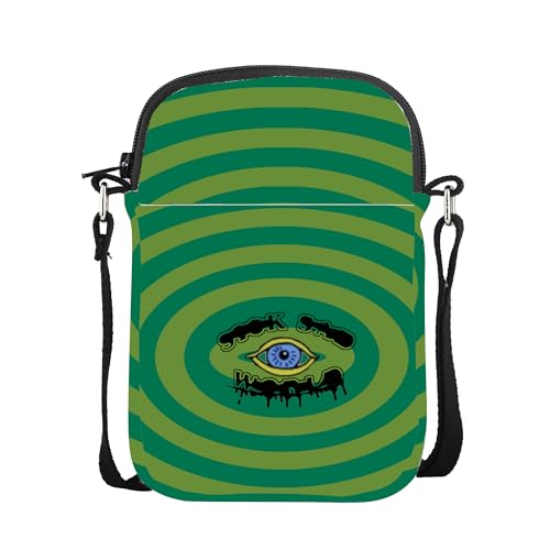 CMNIM Daria TV Show Merchandise Sick Sad World Mini Crossbody Bag Daria Fans Gifts Drippy Text Eye Adjustable Shoulder Bag (Sick Sad World Mini CB)