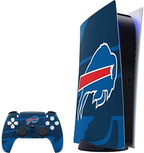 Skinit Decal Gaming Skin Compatible with PS5 Digital Edition Bundle - Officially Licensed NFL Buffalo Bills Design
