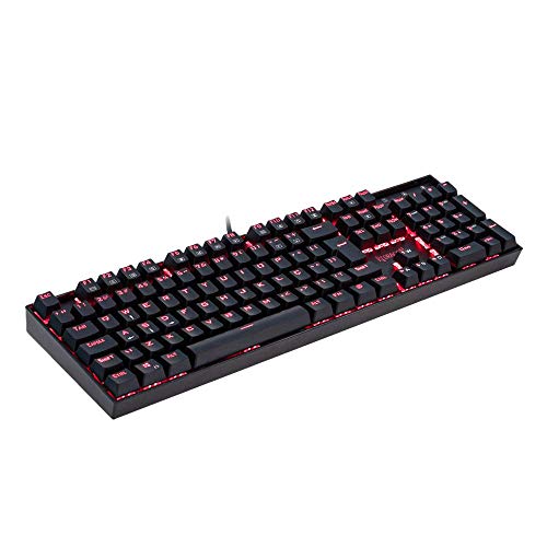 Redragon TECLADO MECANICO MITRA SWITCH MARROM, Preto