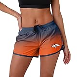 FOCO Denver Broncos NFL Womens Gradient Running Shorts