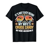 Matching Couples Cruise Men Candy Husband and Wife Cruise T-Shirt