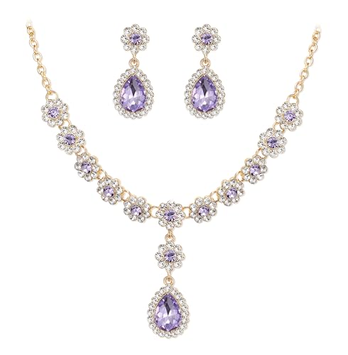 Juego de joyas de boda para mujer el regalo perfecto de pedida con collar marquesa y pendientes