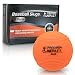 Precision Impact Slugs with Laces: Heavy Weighted 15oz Baseballs for Hitting; with 1-Year Warranty (6-Pack)