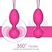 Vibrator for Women, Wearable Vibrator 360° Flexible Silicone Wireless Vibrating Eggs, 10 Vibration Patterns Wearable Panty Love Balls Rechargeable Adult Sex Toys