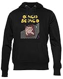 Fabriqué en UE Oingoboingo Sweat à Capuche Homme Femme Unisexe Noir Hoodie Men\'s Women\'s Unisex Black