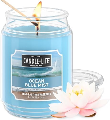 Candle-lite Scented Candles, Ocean Blue Mist, 18...