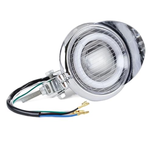 Lámpara auxiliar moto para Softail con faro de motocicleta luz antiniebla y soporte de señal