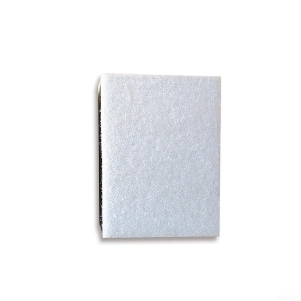 Cuscinetto di interfaccia in spugna morbida 75 x 100 mm, gancio rettangolare e loop per levigatrice, disco in schiuma per levigatura dei contorni e riduzione delle vibrazioni