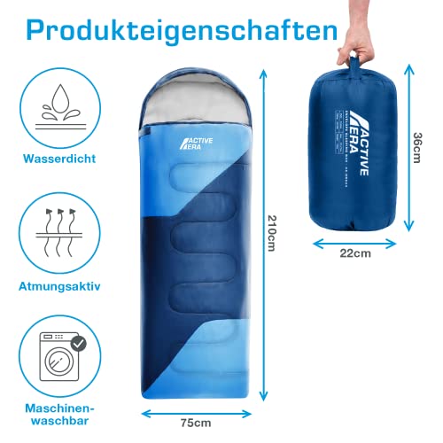 Schlafsack Active Era Premium Mumien 250 GSM für Winter und Sommer