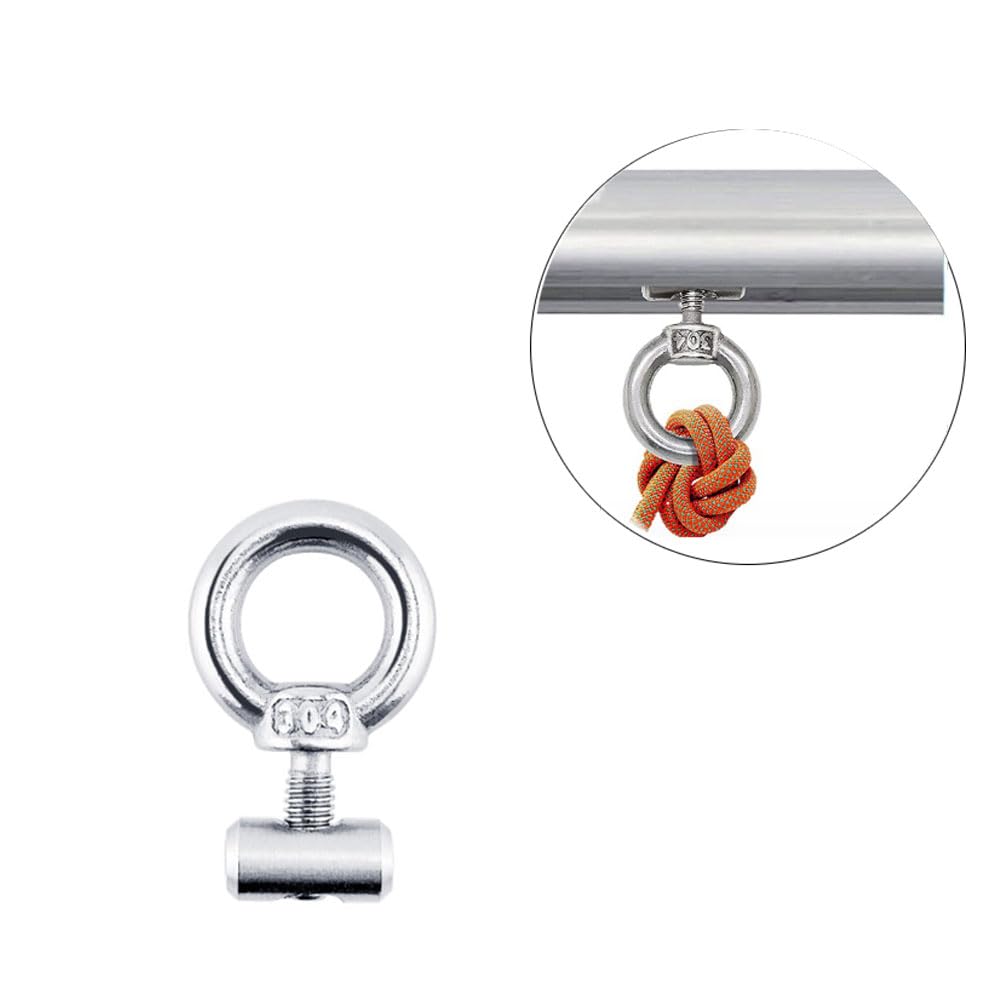 30 Pezzi Accessori Binario Tenda - 15 Tappi + 15 Moschettoni In Acciaio Inox - Per Camper, Roulotte, Tende - Foto 8