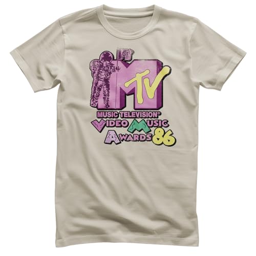 T-shirt MTV Video Music Awards 86 imprimé officiel retro pour fan de musique