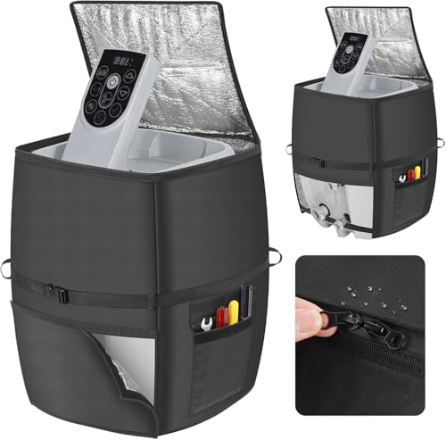 Hot Tub Heater Pump Cover Waterproof Insulated Black