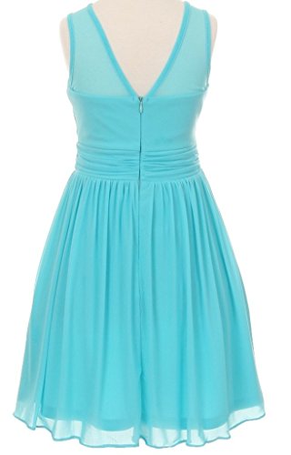 Little Girls Darling Sweetheart Chiffon Gown Bow Crystal Flowers Girls Dresses Purple Size 4 #TOP3