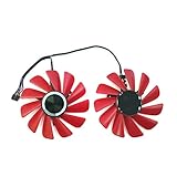 Forfait : Oui MAHIE Nouveau 1LOT 85MM 4PIN FD10U12S9-C RX-570-RS RX-580-RS Ventilateur GPU, Fit for XFX RX 580、RX 570 Ventilateur de Refroidissement de Carte Graphique Cheerfully