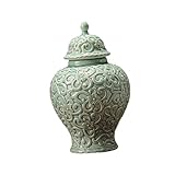 Utilisation polyvalente : le vase en céramique est idéal pour différentes couleurs de fleurs, fleurs séchées, fleurs artificielles et branches. Peut également être placé dans votre cuisine ou table à manger et utilisé comme récipient à thé ou rangement d'articles