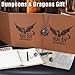 DND DM Screen 5e Dungeon Master Screen Deluxe Leather 4-Panel Customizable Magnetic Panel Game Master Screen with Magnetic Stickers, for Dungeons and Dragon, Pathfinder