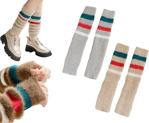 Mignon leggings en laine de veau pour femmes enveloppants de douceur et de chaleur
