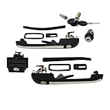 Lieferumfang: 2x Türgriff, 2x Satz Türgriffdichtungen, 2x Türgriffschalen SCHWARZ, 1x Kofferraumschloß inkl. Schließzylinder, 1x Zündschloss, 1x Tankdeckelschließzylinder, 3x Schlüssel