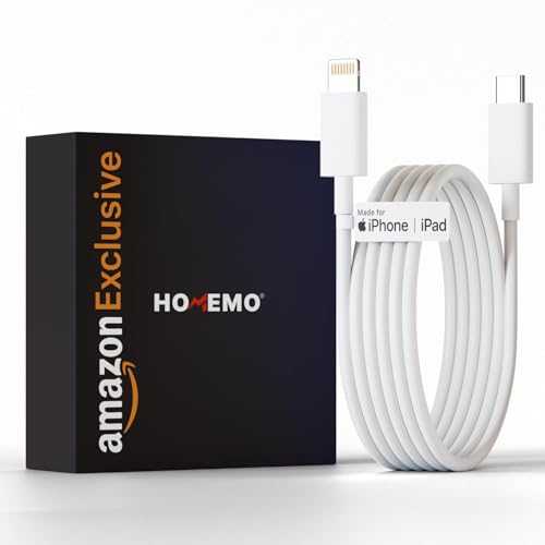 Image of Ofuca USB C to Lightning Cable (1M) | MFi Certified Fast Charging PD Cable compatible for iPhone 14 /13 /12 /11 /X /8, iPad | Durable Braided Type C to Lightning Charger Cord by HOMEMO