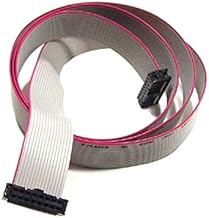 Easyricambi - Câble plat connecteur à 16 pôles pour connecter L'écran du clavier à la carte centrale Micronova poêles à granulés Longueur 150 cm Câble plat avec fixations électriques Femelle à 16