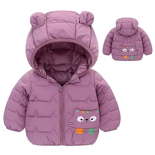 Toddler Baby Boy Girl Cute Bear Hoodie Jacket Long Sleeve Thick Warm Winter Coat Windproof Parka Jacket3