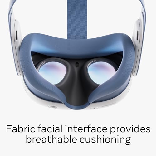 Image of Meta Quest 3 Facial Interface and Head Strap (Elemental Blue)
