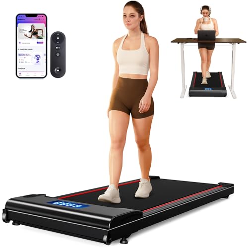 Hartwares NeoSilent Walking Pad Treadmill Under Desk for Home with BLDC Core and Extra-Large Belt,...