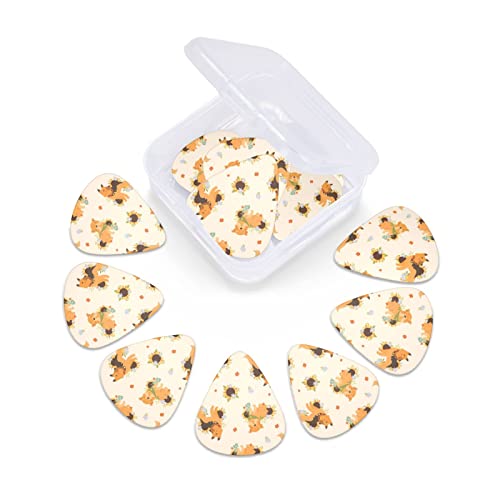 Lot de 12 médiators pour guitare basse électrique et acoustique Motif chiens amusants - Les Beatles, Paul McCartney, John Lennon, RIngo Starr, George Harrison Lot de 12 médiators pour guitare basse électrique et acoustique Motif chiens amusants – Image 7
