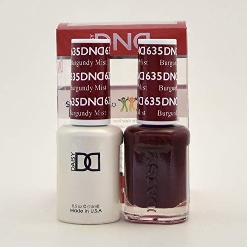 Daisy DND Soak Off Gel All In One Set -Burgundy Mist-635