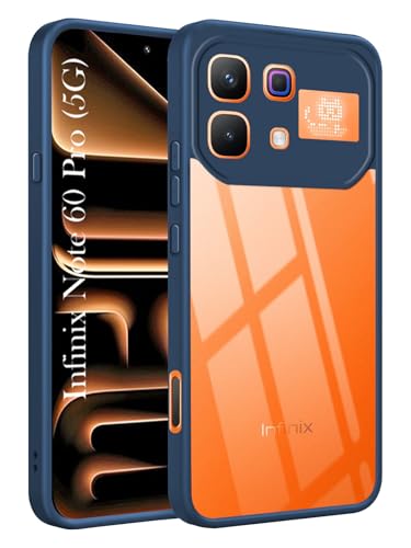 Image of Jkobi Ultra-Hybrid Back Cover Case for Infinix Note 60 Pro 5G (Lifetime Anti Yellow | Anti Scratch | Crystal Clear Shockproof)