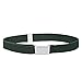 Buyless Fashion Kids Toddlers Baby Adjustable Elastic Stretch Belt with Silver Buckle - 5101-Hunter-Green