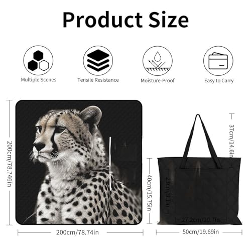 Couverture de plage pliable grand format tapis de sol imperméable voyage - 4