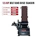BUCKTOOL Powerful 1-1/2 HP Bench Belt Sander for Wood Working 6 in. x 48 in. Belt and 10 in. Disc Sander BD61000