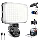Mapille Selfie licht,2500-9900K,3 Lichtmodi und Helligkeit,LED Videolicht Dimmbare,Videokonferenz Licht mit Clip &USB-Kabel,Fotolicht,LED Videolicht,für Handy,iPhone,Kamera und Laptop