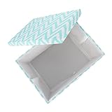 Homoyoyo 1個 ボックス 布製収納ボックス カビー収納箱 蓋付き収納ボックス