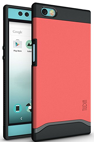 TUDIA Nextbit Robin Hülle, Slim-Fit Merge Dual Layer Schutzhülle für Nextbit Robin (Rose)