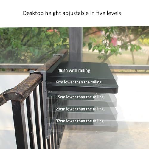 Table de balcon pliante blanche 120cm pour optimiser les petits espaces extérieurs