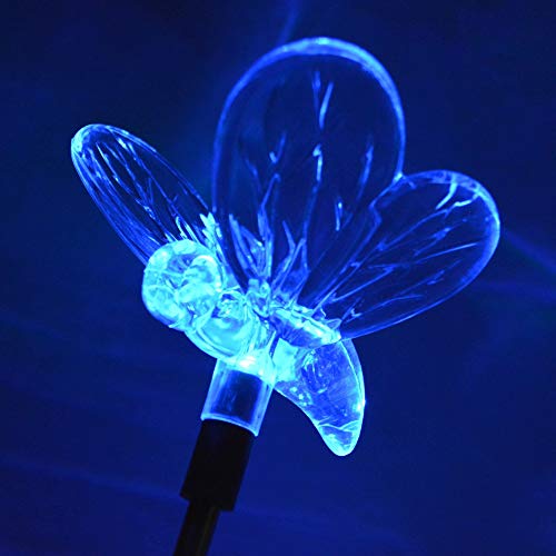 Luminária Solar para Jardim Abelha 4 Peças CBRN12947