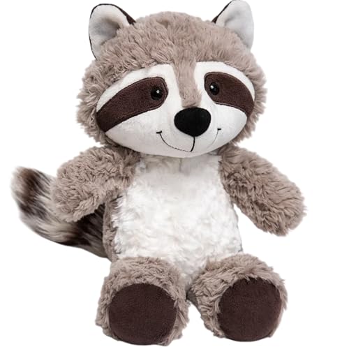 PDirat Waschb&auml;r Kuscheltier, 25cm Flauschiges Pl&uuml;schtier F&uuml;r Entspannung Und Wohlbefinden, Ideal F&uuml;r Kuschelmomente Und Dekorative Zwecke, Weiches Waschb&auml;r Kuscheltier