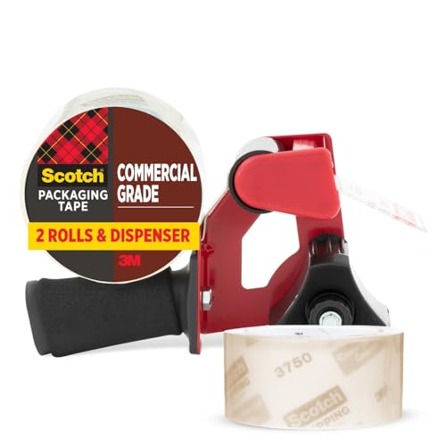 Scotch Commercial Grade Packing Tape, 1.88 in x 54.6 yd, 1 Disp. Roll - image 1