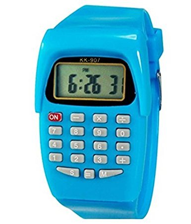 pass pass Blue Smart Calculator Digital Watch for Boys & Girls. (B079NMYQZB) Amazon Price History, Amazon Price Tracker