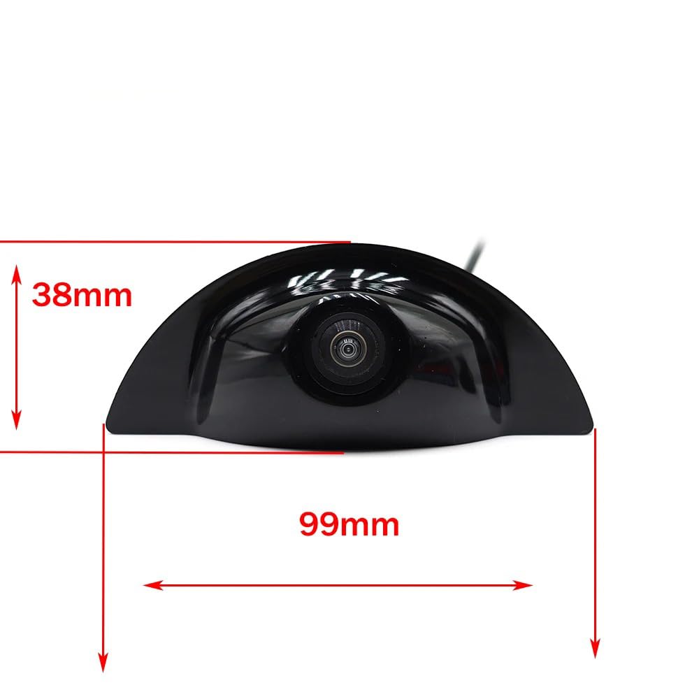 Misayaee HD Frontcamera, parkeerhulp met nachtzicht, 170° groothoek, waterdichte kleurcamera voor Volvo XC40, XC60, XC90, XC70, S90, S80, S60, V90, V70, V60, 2018-2020