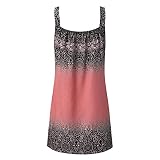 Ainiyo Sommerkleid Damen Kurzarm Sexy V-Ausschnitt Strandkleider Freizeitkleider Boho Retro Schlinge ärmellos Kleider