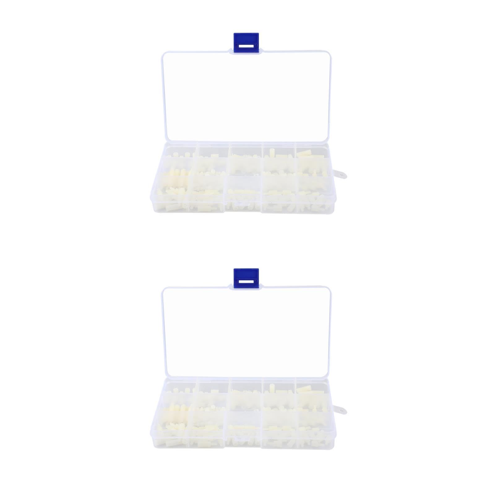 SOLUSTRE 2sätze Nylon Abstandshalter Teiliges Kit Mit Sechskantmuttern Und Schrauben Für Elektronik Und Maschinenbau Korrosionsbeständig Und Isolierend
