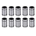 Baxnore Linear Motion Ball Bearing Heavy Duty Alloy Steel Low Friction Wear Linear Bearing for CNC Machines Solar Panels Industrial Equipment 10PCS Pack